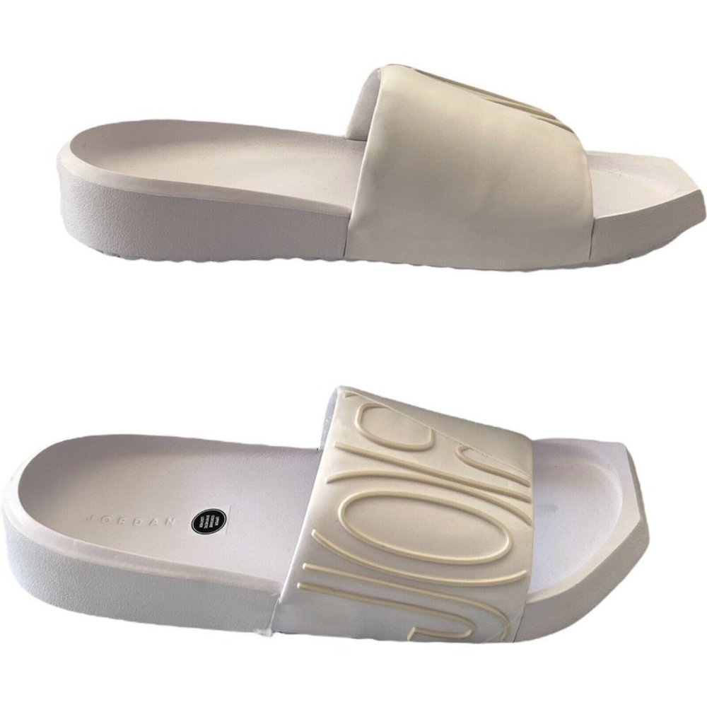 🌹Women's Slides Size 10 NIKE Jordan NOLA White  CZ8027-100